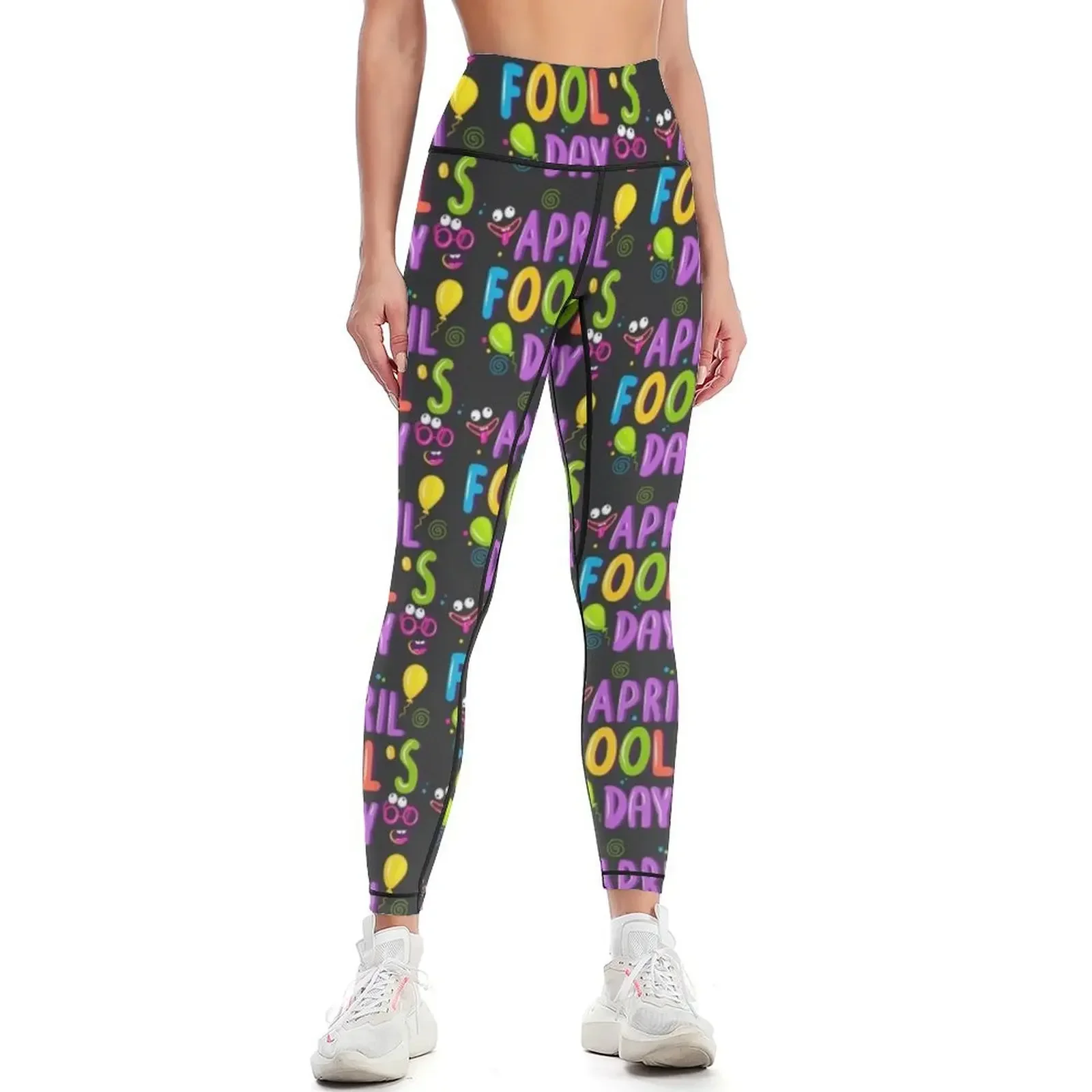 April Fools Day Leggings fitness set gym Jogger pants gym pants sportswear for gym Womens Leggings