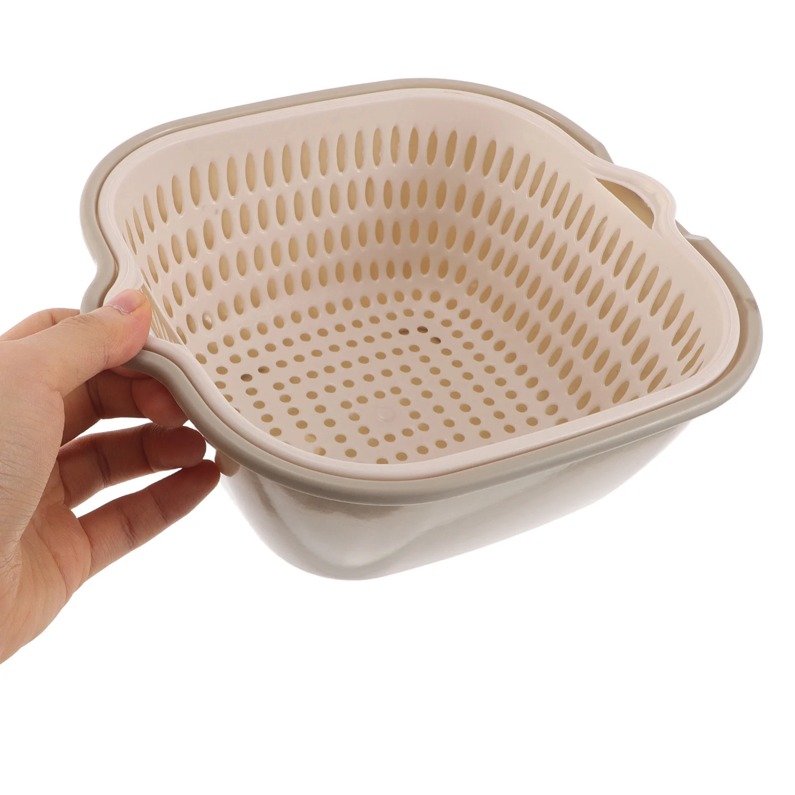 

Набор из 18 утолщенных пластиковых корзин-дуршлагов для фруктов и овощей, штабелируемые, для кухни, с эффективным дренажем, большой емкости