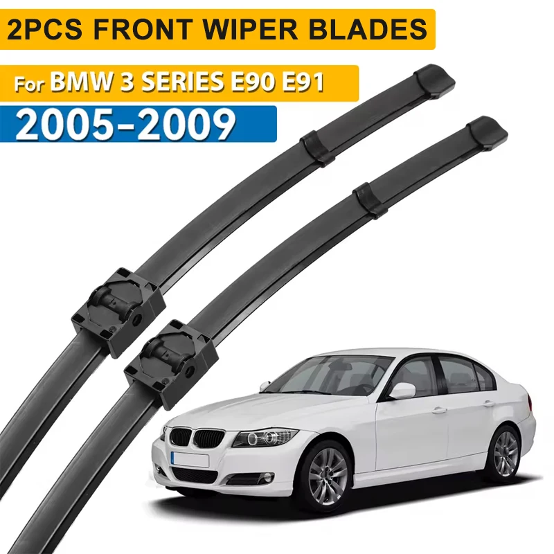 Wiper RHD & LHD Front Windscreen Windshield Wiper Blades For BMW 3 Series E90 E91 323i 325i 328i 335i 328xi 2005 - 2009