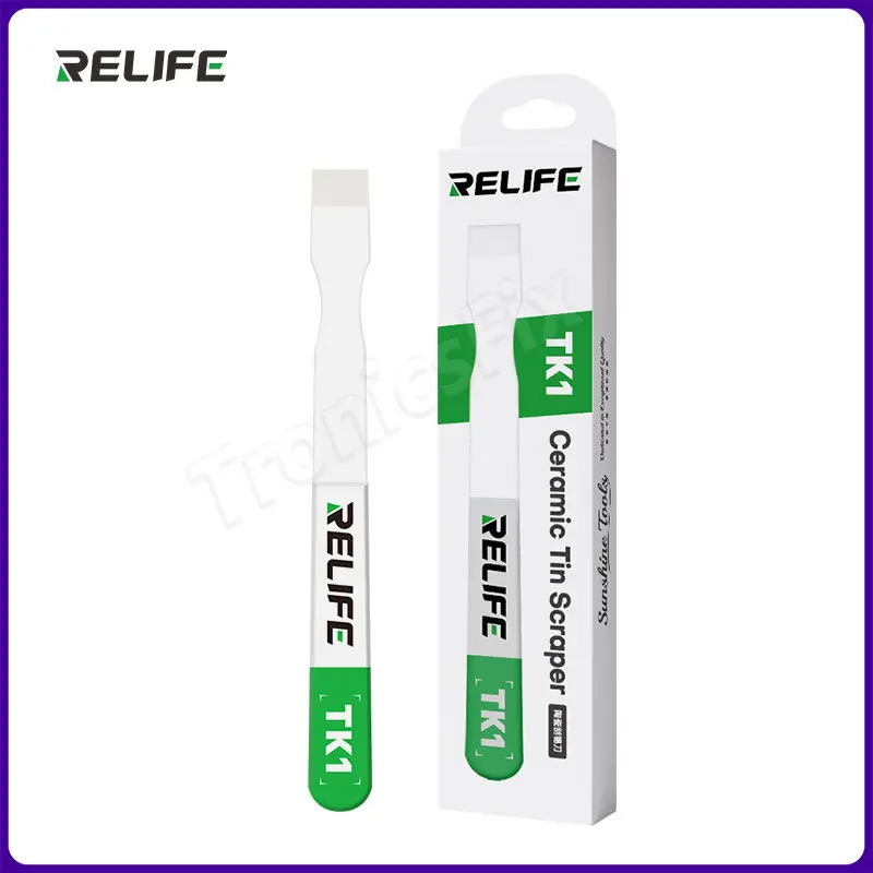 RELIFE TK1 Ceramic Tin Scraper Is Anti-static and Suitable for Precision Electronic Component Maintenance