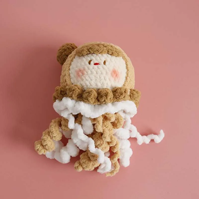   Handgefertigter, bezaubernder Häkeltier-Tuozi – geformter Schlüsselanhänger, süße handgefertigte Plüschfigur für Auto und Tasche