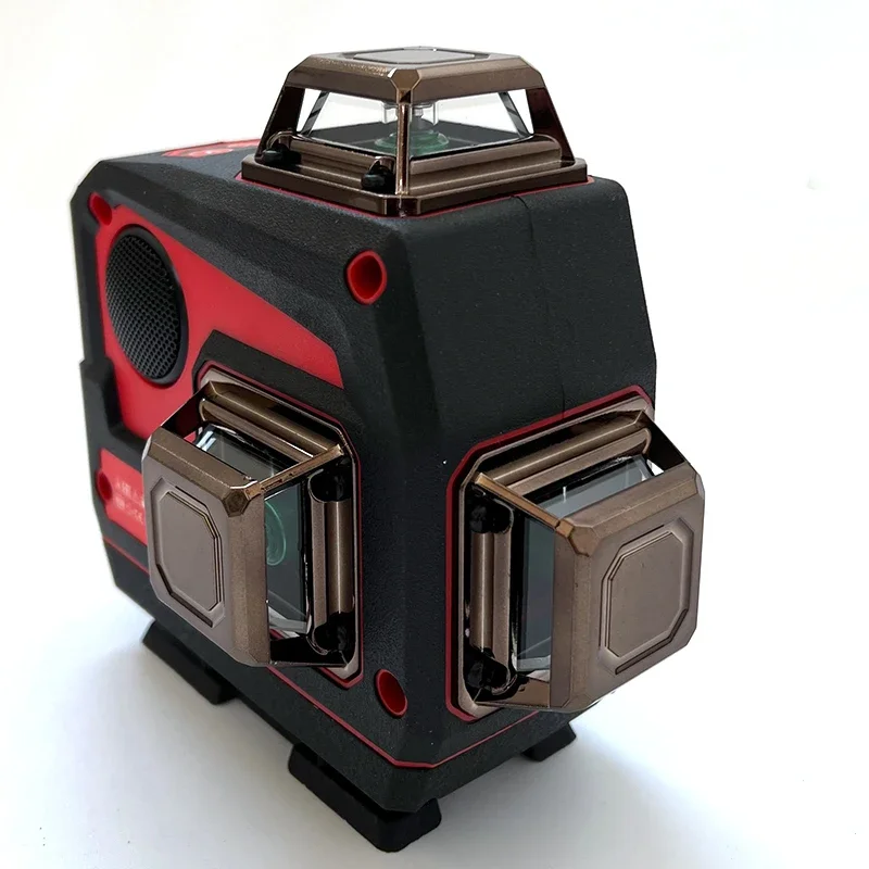 Niveau laser 16 lignes fonction klaxon 360 °   Outil d'auto-nivellement à lumière verte croisée horizontale et verticale pour Milwaukee