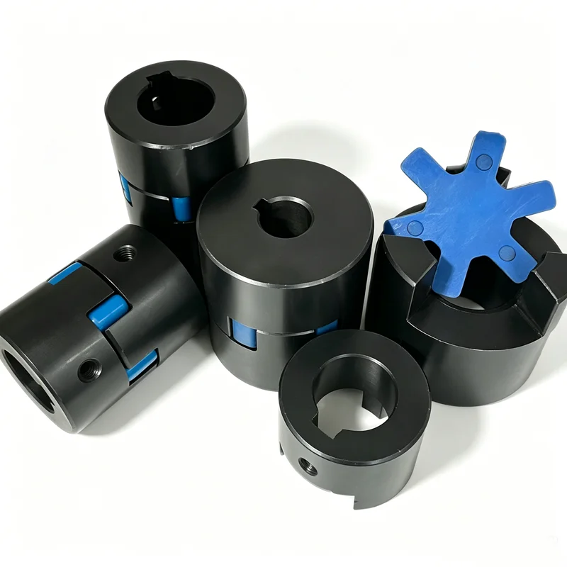 1PCS L-Type Three-Jaw Coupling L095 Bore 14/15/16/17/18/19/20/22/24/25/28/30mm  45 # Steel Coupling for Servo Motor