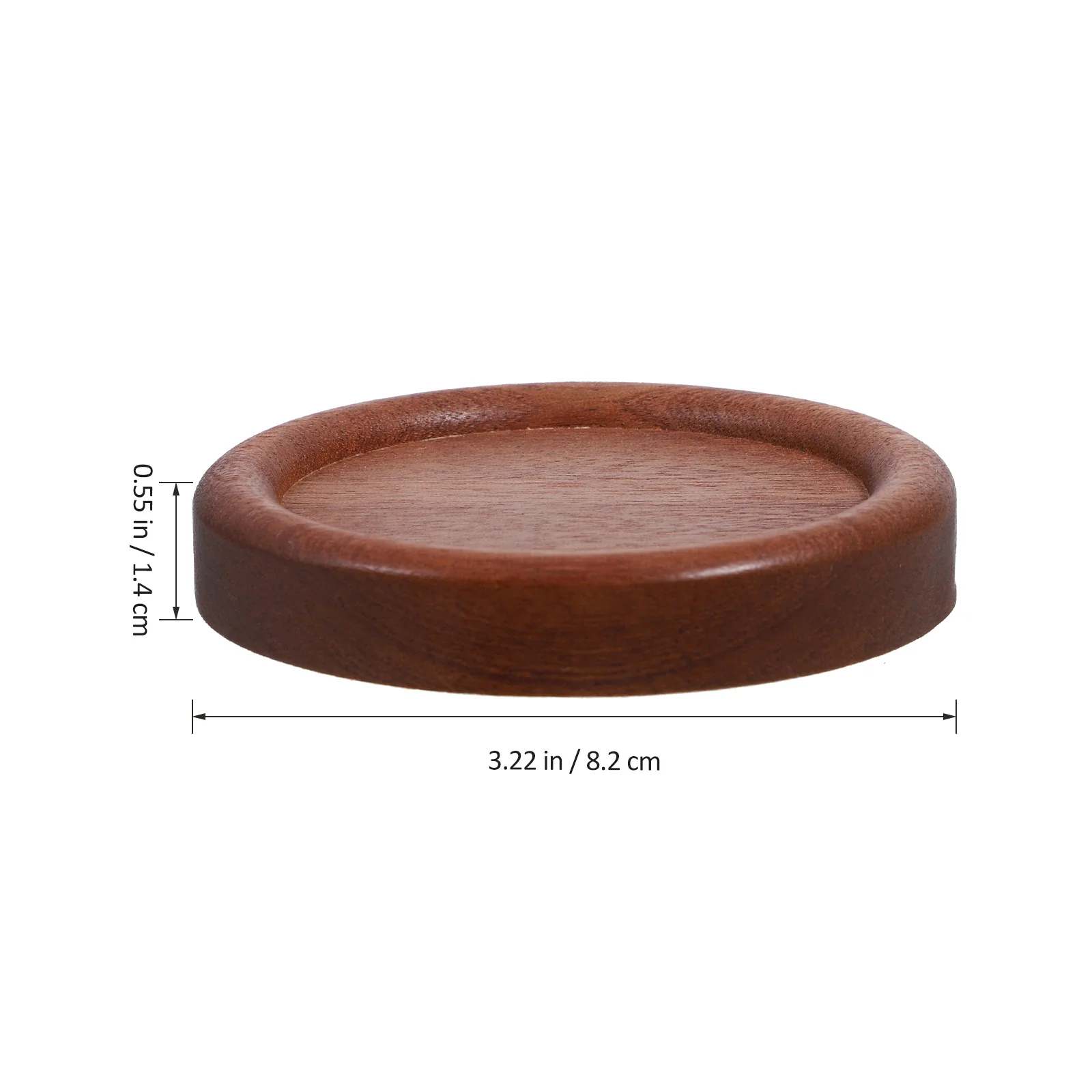 4 قطعة الوقايات الخشبية الحقيقية منصات كأس العزل الحراري المستديرة المضادة للانزلاق واقية شرب الحصير للمنزل طاولة القهوة قاعدة أكواب خشبية مستديرة