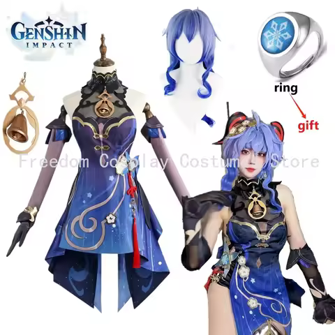 Ganyu New Outfit Cosplay Costume Genshin Impact Cosplay Twilight Blossom Gan Yu Full Set Cosplay Outfit Hallowmas Party Uniform