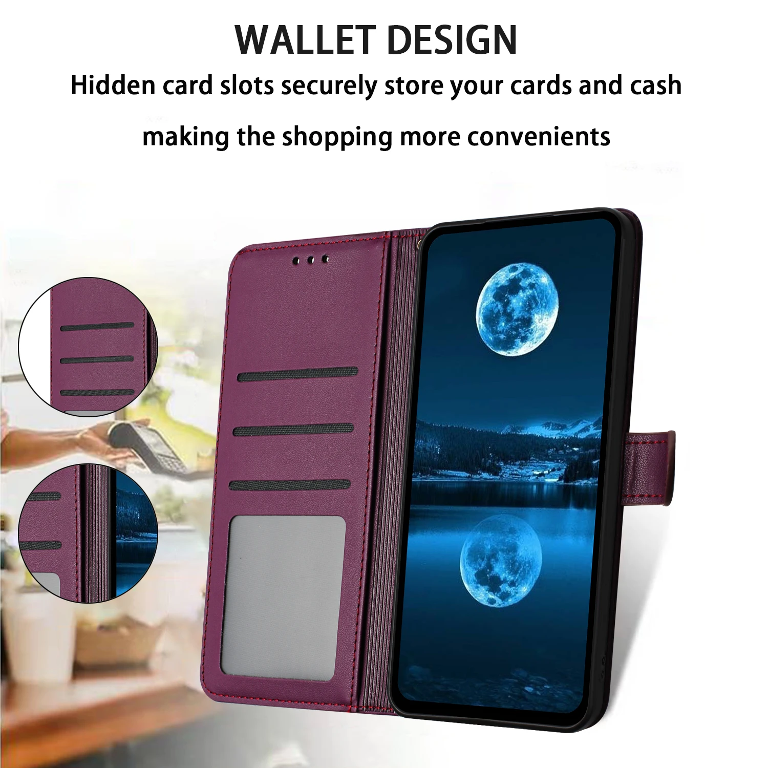 Magnetic Flip Leather Wallet Case for Xiaomi Redmi NOTE 11 12 13 Pro S 4G 5G 12C 13C 13R POCO C65 X3NFC X4 X5 X6 M6 F5 PRO 4G 5G