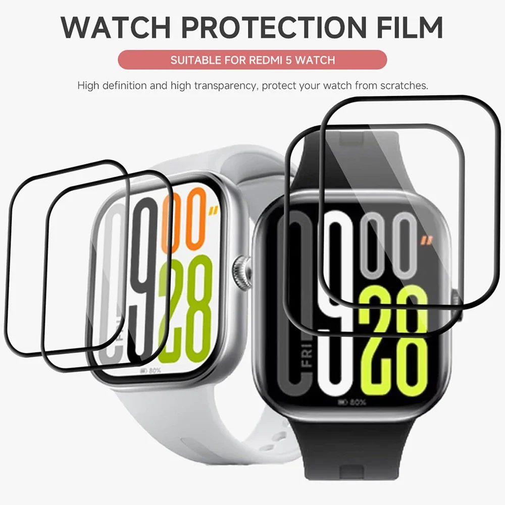 Composite Membrane Protector for Redmi Watch 5 Curved Screen Protector for Redmi Watch5 Ultra-HD Full Protective Accessories