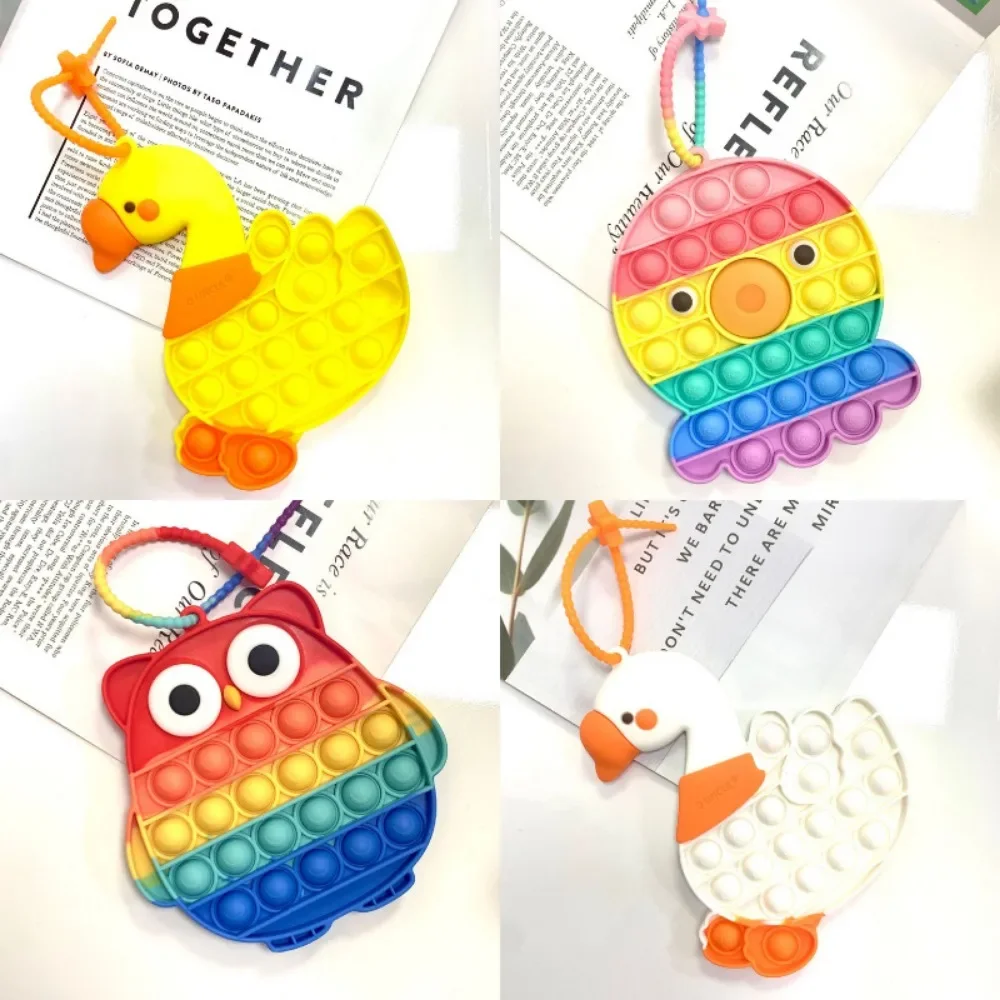 New Cross Border Children's Silicone Finger Pressure Reducing Toy with Bracelet Press and Hold Le Pendant Pinch Le Toys