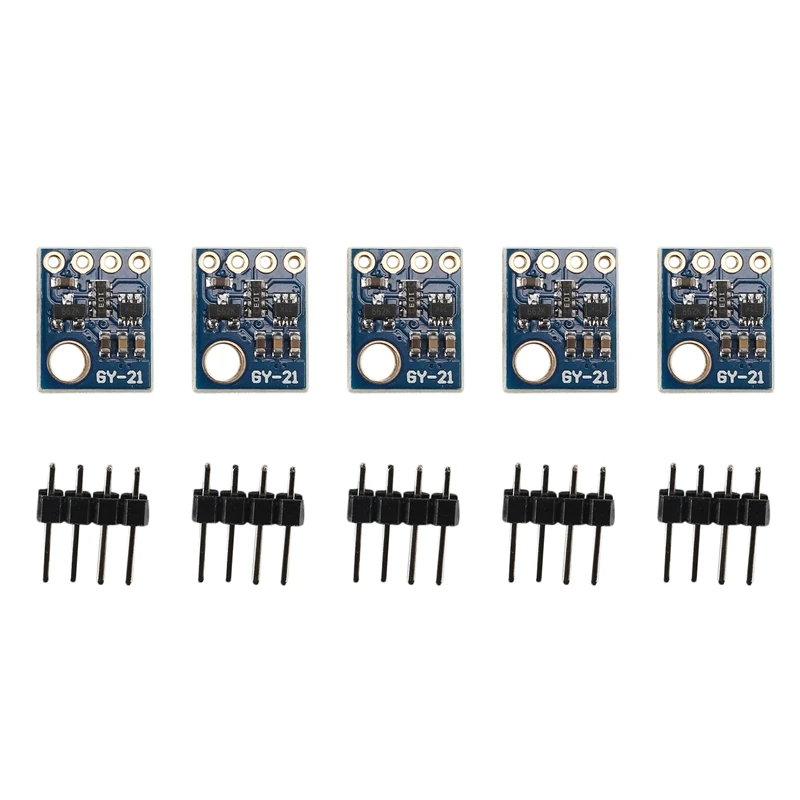 

5PC Si7021 GY-21 SHT21 HTU21 Digital Humidity Temperature Sensor Module Replace SHT11 SHT15 For Low Power CMOS IC Module