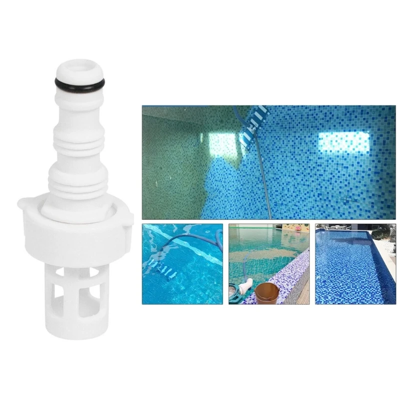 D0AB Convenient Pool Drainage Plastic Pool Adapter Pool Drainage Adapter Family Frame Pool Adapter Pool Discharge Accessory