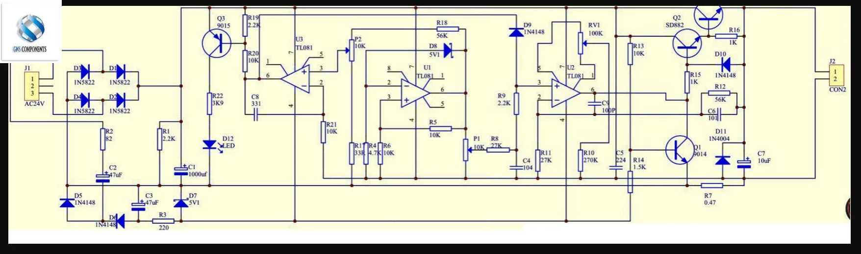 0-30V rosso 2mA-3A alimentatore regolato DC regolabile in modo continuo Kit fai da te per laboratorio di educazione scolastica Kit fai da te