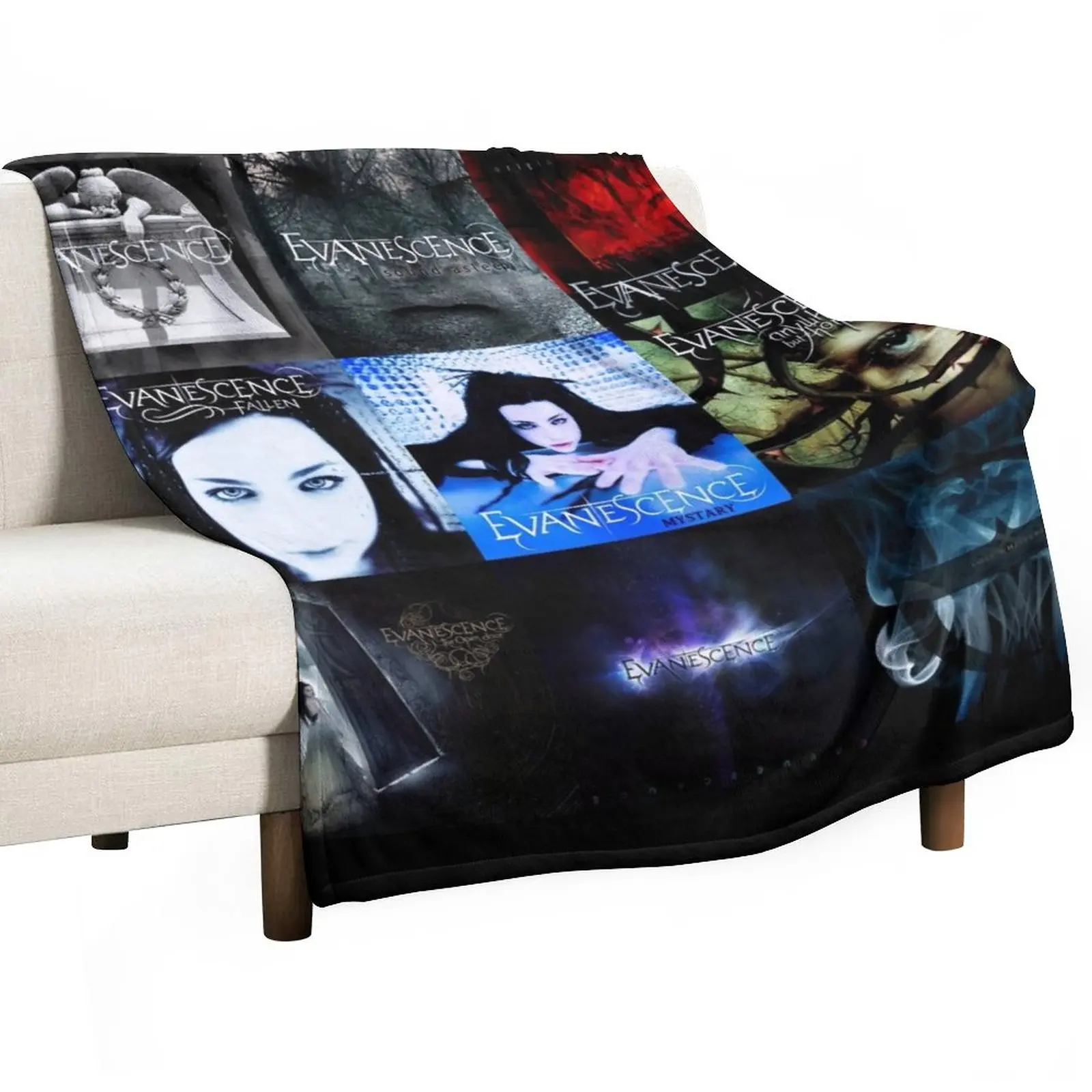 

Evanescence Collage Throw Blanket Nap Blanket Furry Blankets Thin Blankets Extra Large Throw Blanket