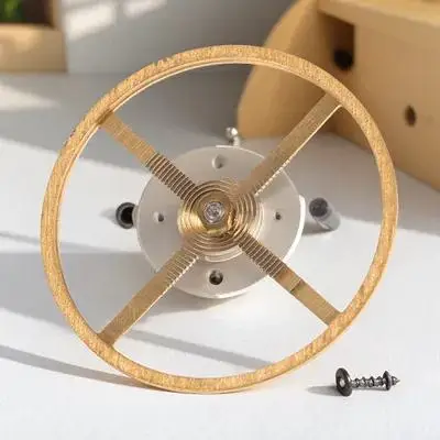 جزء حركة من سبيكة عجلة التوازن الصغيرة، بديل مقاوم للاهتراء لأداة إصلاح الساعة، ملحق الساعة