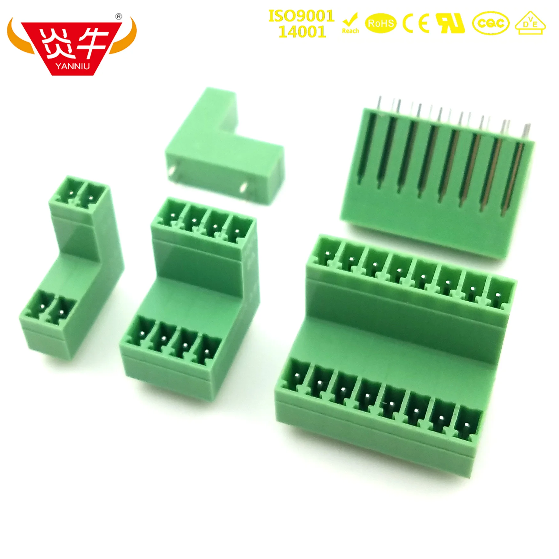 

10Pcs KF2EDGVT 3.5 2P ~ 12P PCB PLUG-IN TEMINAL BLOCKS 15EDGVT 3.5mm 4PIN ~ 24PIN MCDV 1,5/2-G-3,5 PHOENIX CONTACT DEGSON KEFA