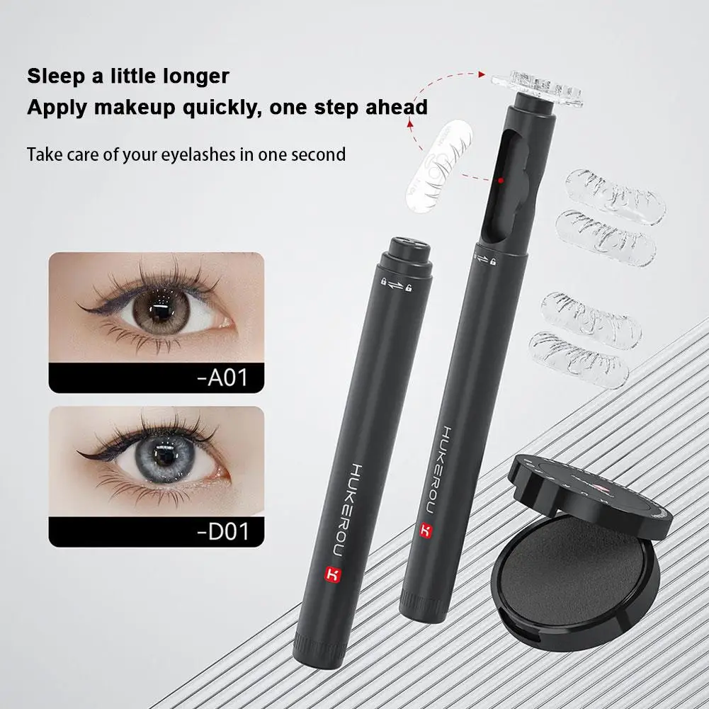 Impermeável e Sweatproof Lower Eyelash Seal, cílios postiços, criptografado, descartável, de secagem rápida, magnético, Não-remoção, Y9G8