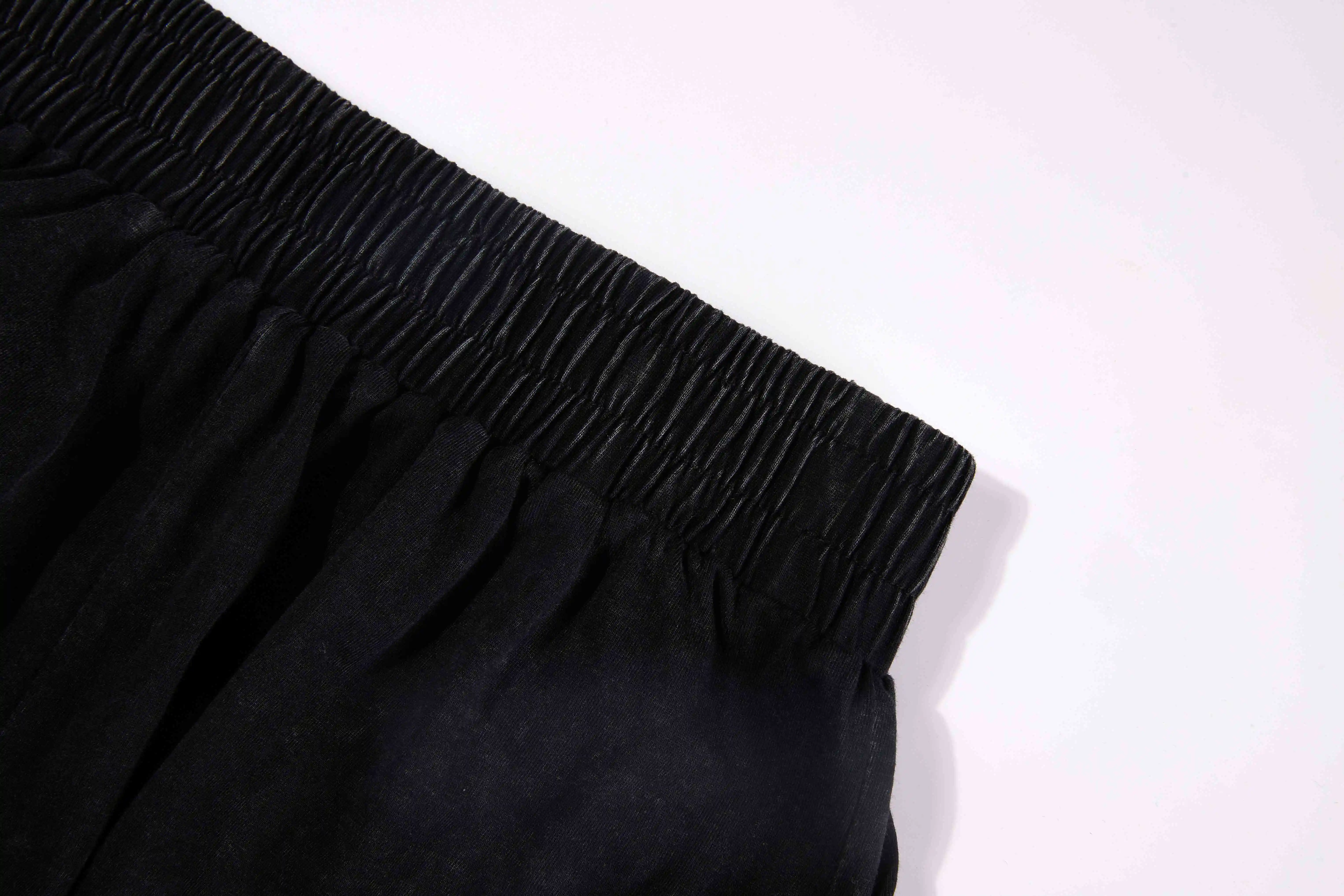 女性用コットンバギースウェットショーツ,ハイストリート,ドローストリング,韓国ファッション,カジュアル,夏