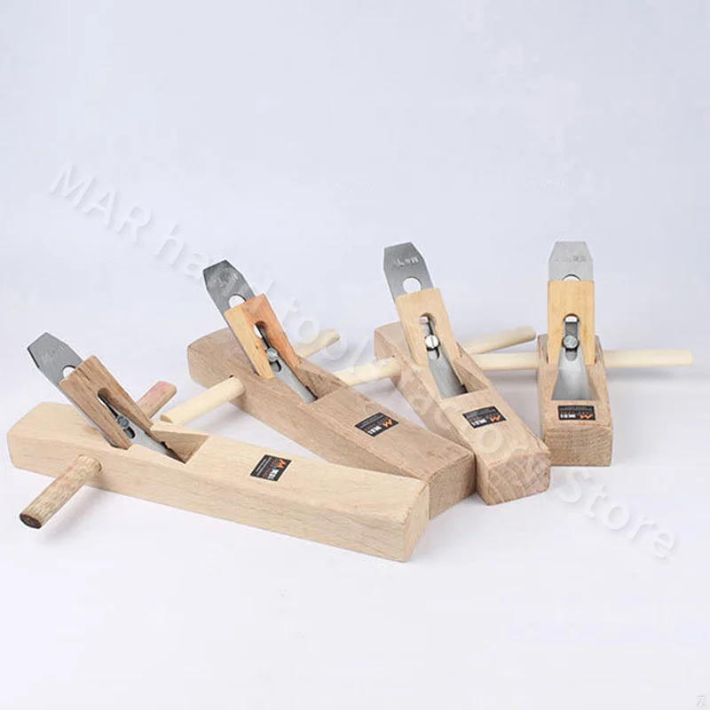 Rabot à main en bois de chêne mongol, rabot de qualité, lame en acier, rabot de coupe, artisanat de calcul de charpentier, outils de travail de calcul à domicile