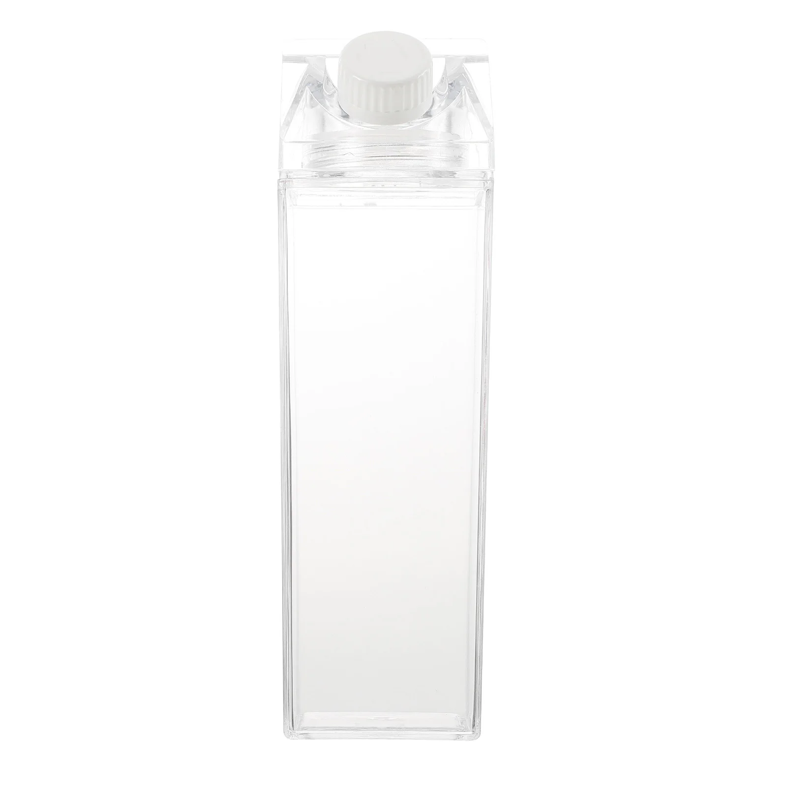 

1Pcs Transparent Juice Milk Cup House Design Leak-Proof Bottle Large Capacity for Gym Office Camping Sports Daily Use Storage