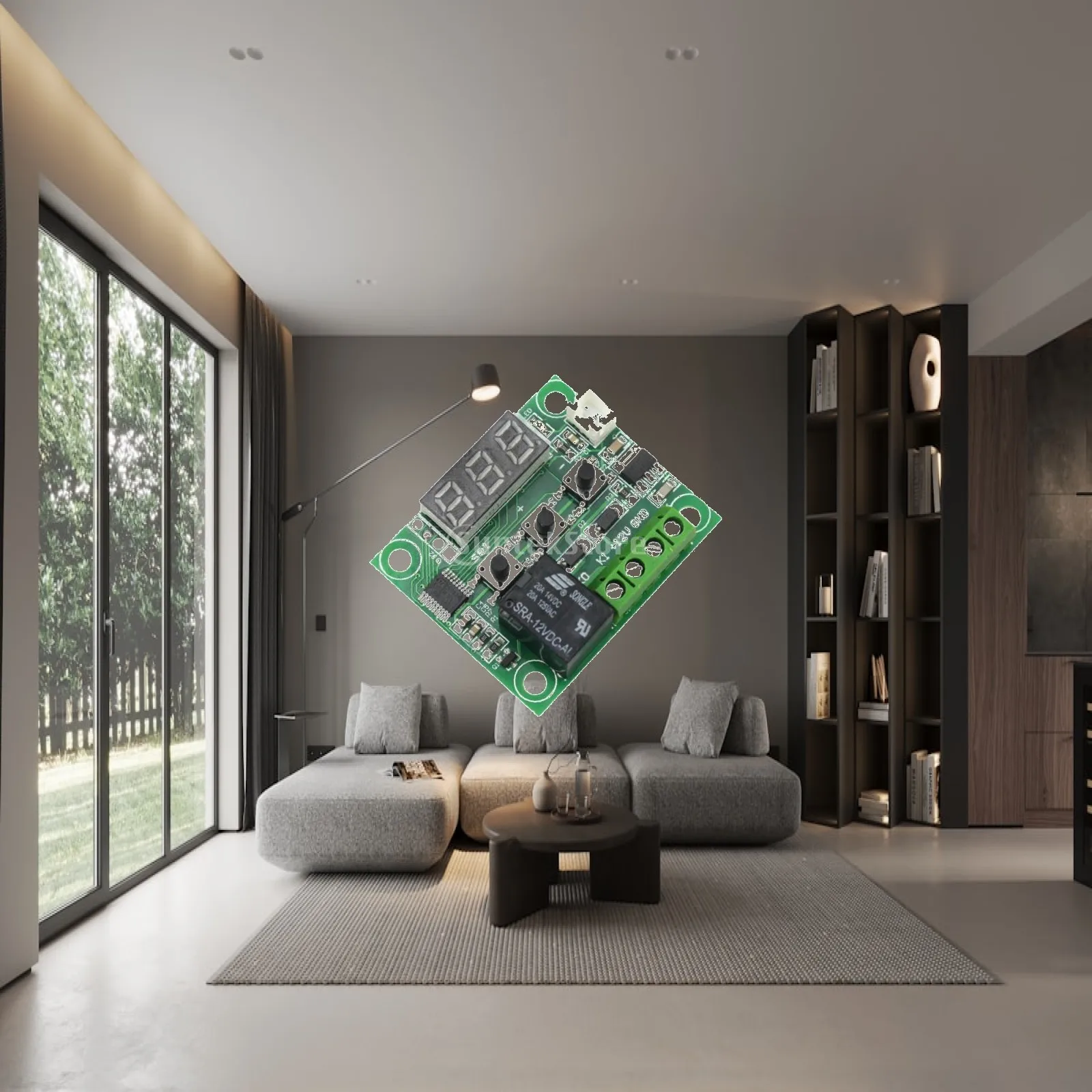 Waterproof NTC Digital Thermostat Module with Premium PCB Material for Greenhouse Temperature Management
