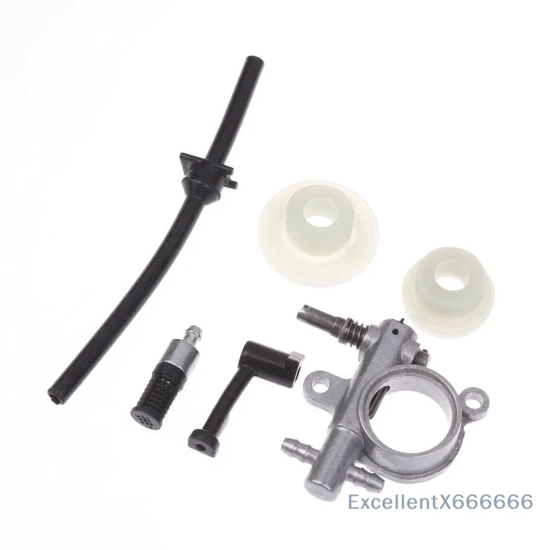 For 25CC 2500 Chainsaw Oil Pump Line Hose Kit With Integrated Endless Screw