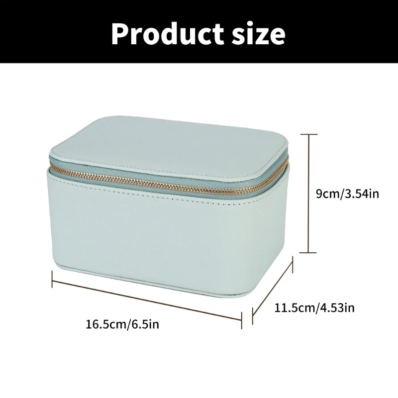 Jewelry Box with 8 Small Bag PU Leather Jewelry Bag for Gifting and Travels Drop shipping