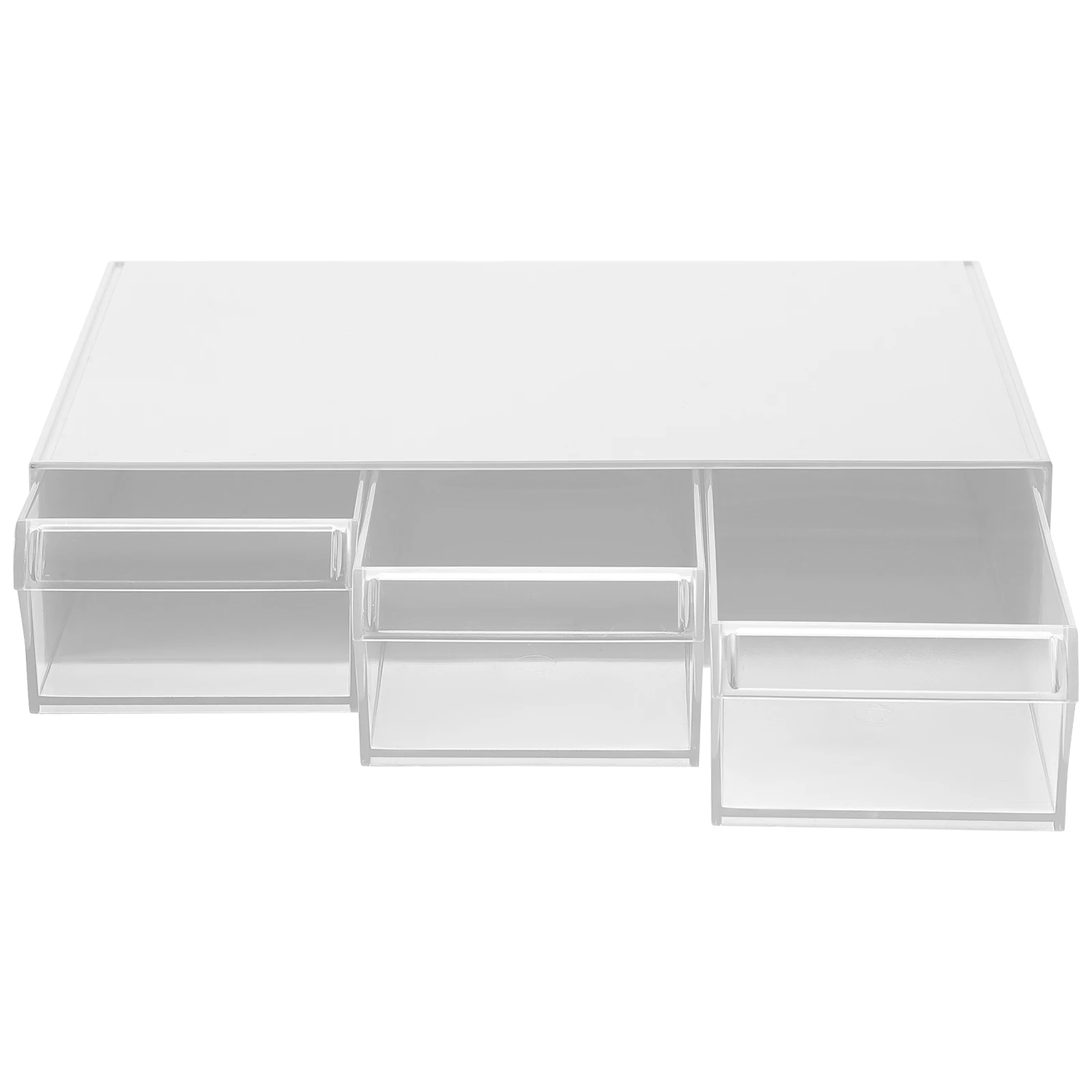 

Desktop Drawers Storage Organizer Box Plastic File Box With Dividers Space Saving Tidy Office Supplies Storage