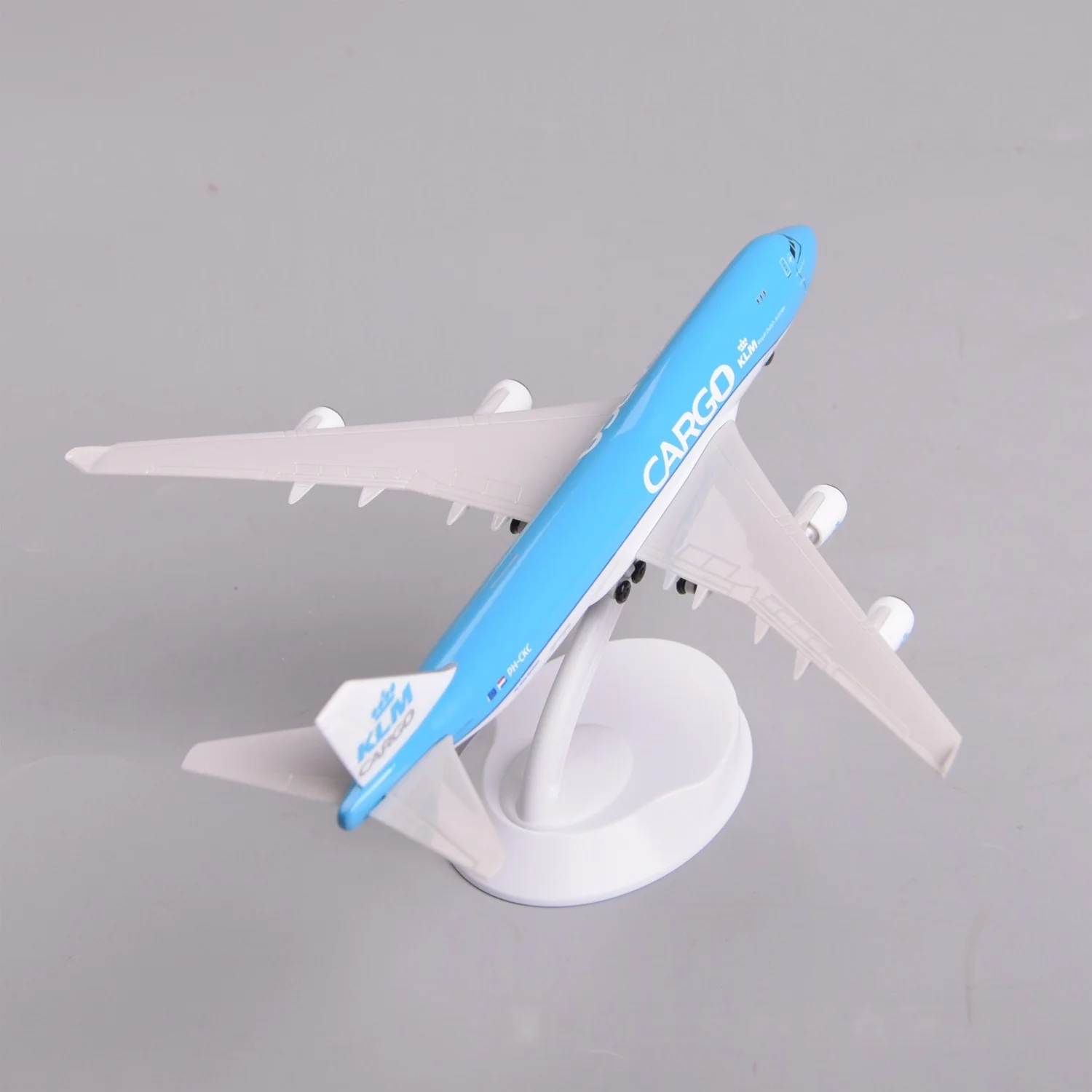 KLM Dutch Cargo B747-400 Airplane Models 20cm ABS Diecast Aircraft Assemble Gift Cabin Door Openable For Aviation Fun Ornaments