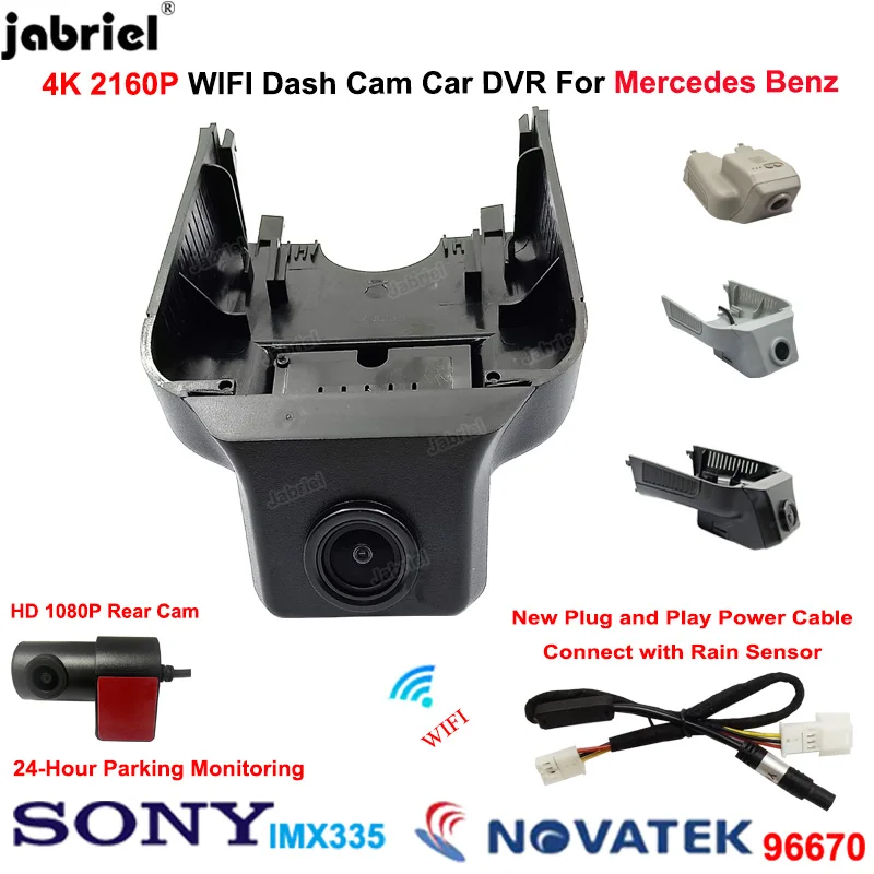 

Car Dvr Dash Cam 4K for Mercedes Benz R w251 R350 R400 for Mercedes Benz GL x164 x166 ML w164 w166 GL450 ML350 2008 2009 2018