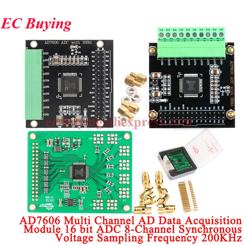 AD7606 Multi-channel ADC Analog to Data Acquisition Conversion Module 16-bit 8-channel Synchronization Sampling Frequency 200KHz