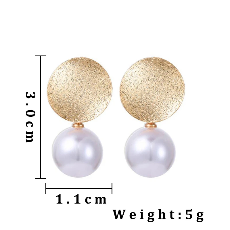 Elegant Imitation Pearl Earrings for Women Geometry Square Round Crystal Bow Love Heart Earrings Long Fashion Cute Jewelry Gift