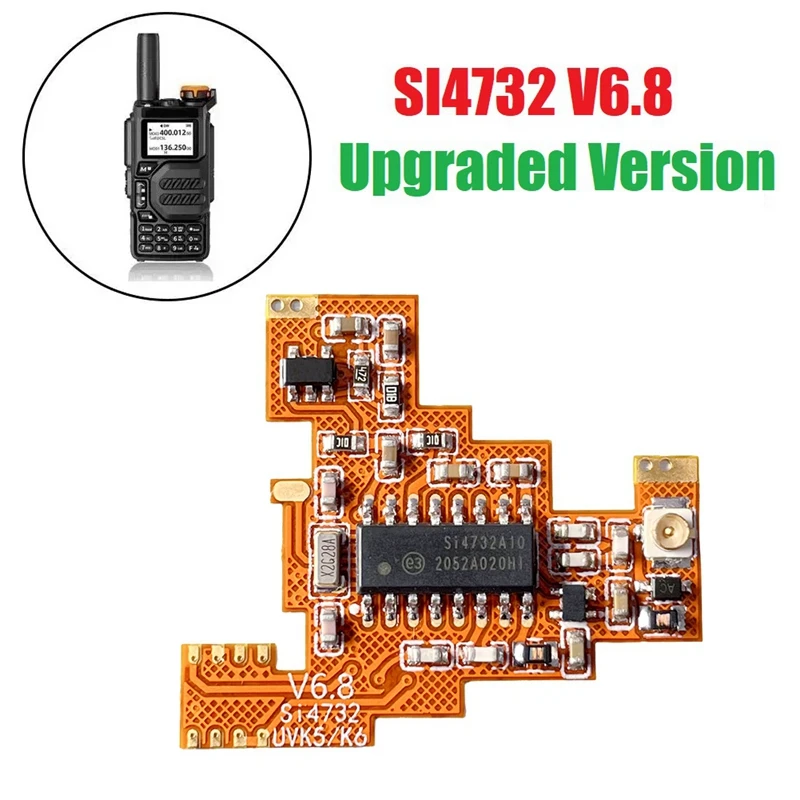 SI4732 V6.8 FPC โมดูล + 2X BL24CM2A 512KB ชิปสําหรับ Quansheng UVK5 K6 คลื่นสั้น Full Band/เดี่ยว Sideband แผนกต้อนรับ