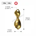 3.3g Polished 50PCS