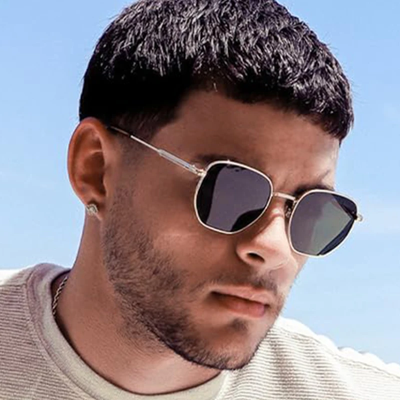 

ZENOTTIC Retro Hexagon Polarized Sunglasses for Men Women-Vintage Metal Frame Design UV Protection Trendy Fashion Shades