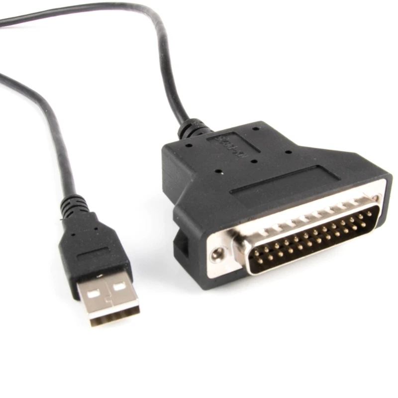 adaptador usb para db25 25 pinos macho, rs232 para impressoras vintage conexão scanners balança eletrônica