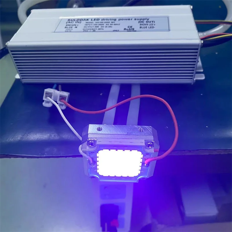 MINI 4040 COB UV led Curing Lamp For Sunjet Epson L1390 Flatbed Printer Inkjet Photo Printer Area Light Cob 50-100W