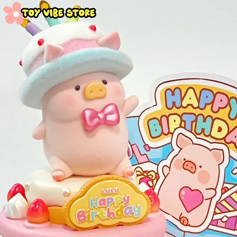 

Genuine New Lulu The Piggy 5th Anniversary Birthday Set Series Room Decorations Doll Display Gift Anime Model Collectibles