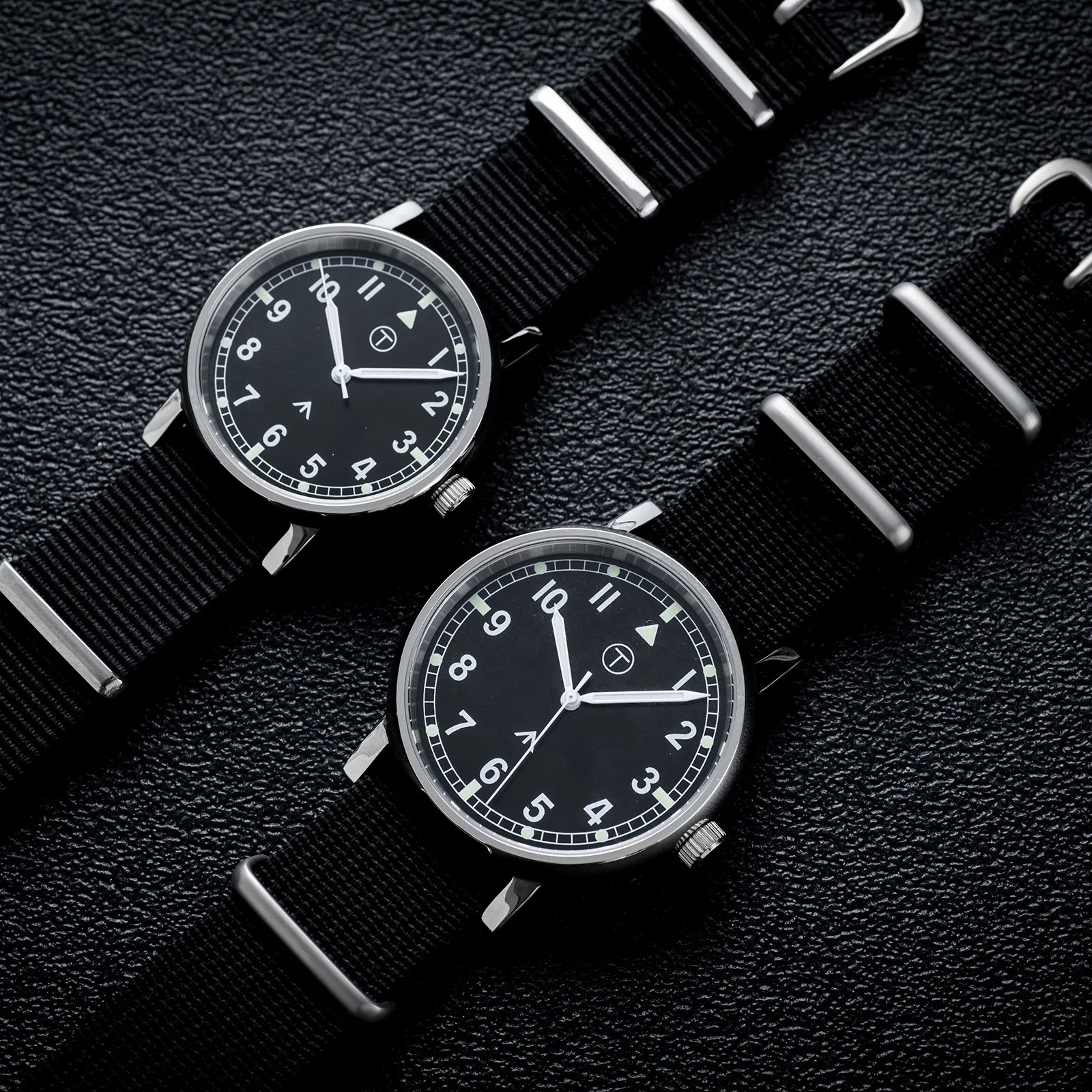 men watches 36mm/40mm Outdoor Watch Nylon Strap C3 Green Luminous PC21 Quartz Movement Pilot Case Vintage Wristwatch Waterproof