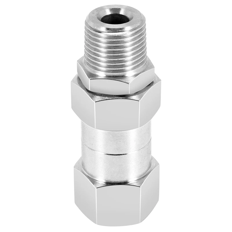 Pressure Washer Swivel, 3/8 Inch NPT Male Thread Fitting, 4500 PSI, For Pressure Washer (Stainless Steel)