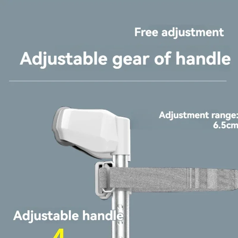 New Ankle Fracture Brace Ankle Injury Non-slip Retractable Crutches Hands-free Auxiliary Walking Walker Leg Crutches