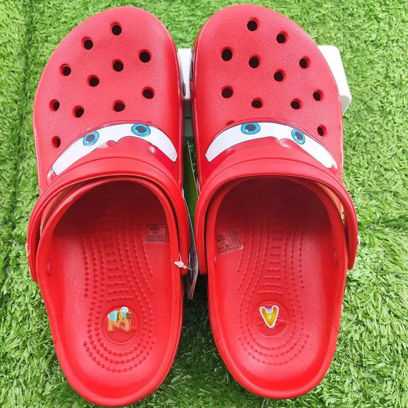 Blaue Rennwagen-Clogs, schnelltrocknende, leichte Wasserschuhe, weiche, rutschfeste Sohle, Slip-On-Sandalen für Strand, Dusche, Pool, Garten, Zuhause, neu – Detail 5