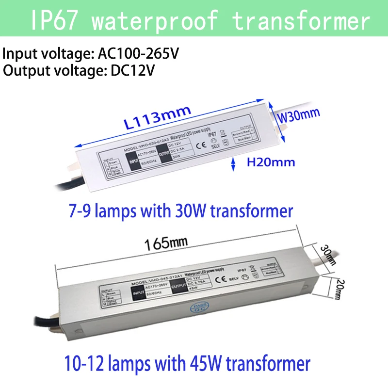 Imagem -02 - Mini Refletor Led com Transformador Downlight Embutido Regulável Ângulo Inclinável Decoração do Quarto do Teto ac 100240v 3w dc 12v