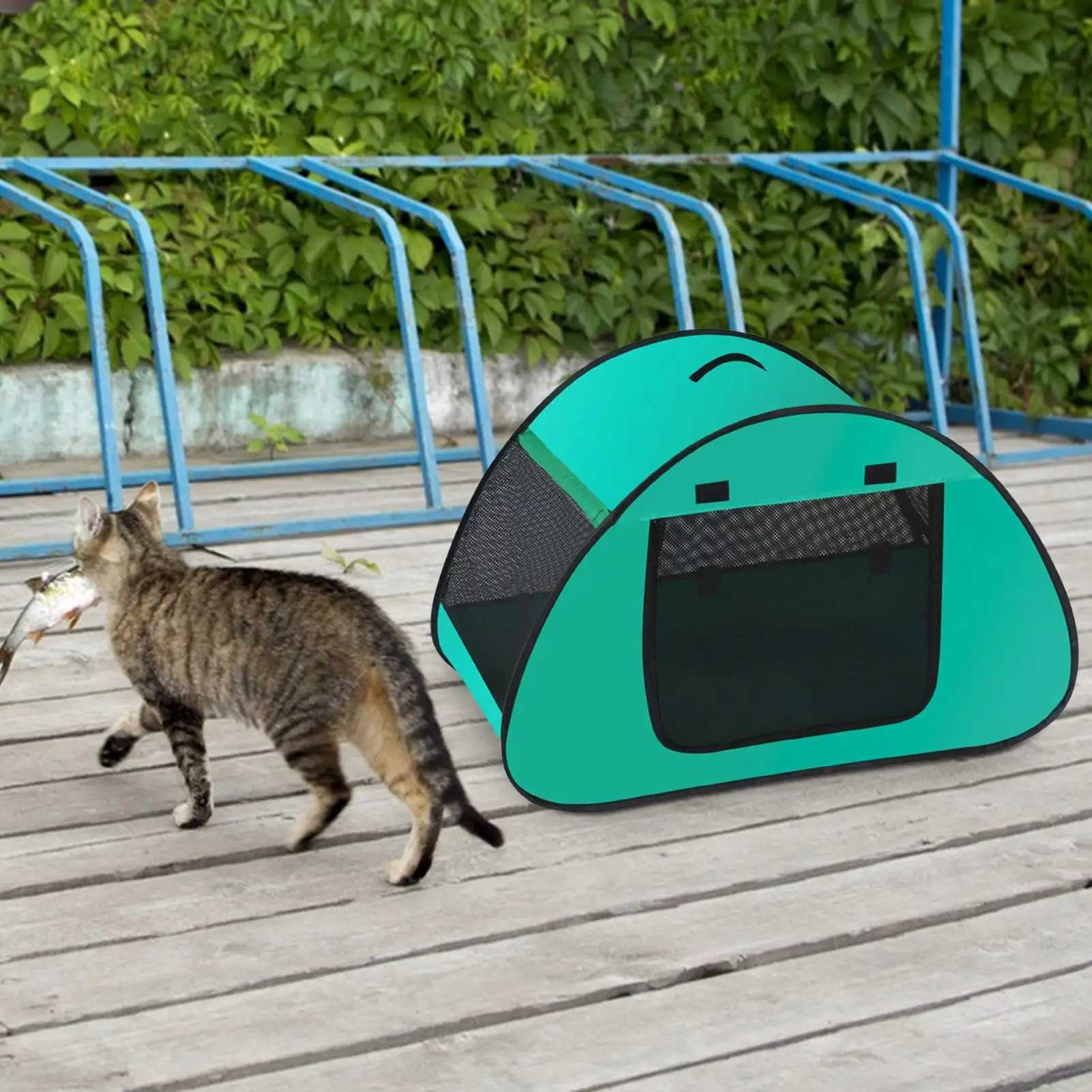 

Cat Cooling House Puppy Kennel Breathable Foldable Portable Cool Shelter Kennel House Tent for Pets Dogs Puppy Indoor Outdoor