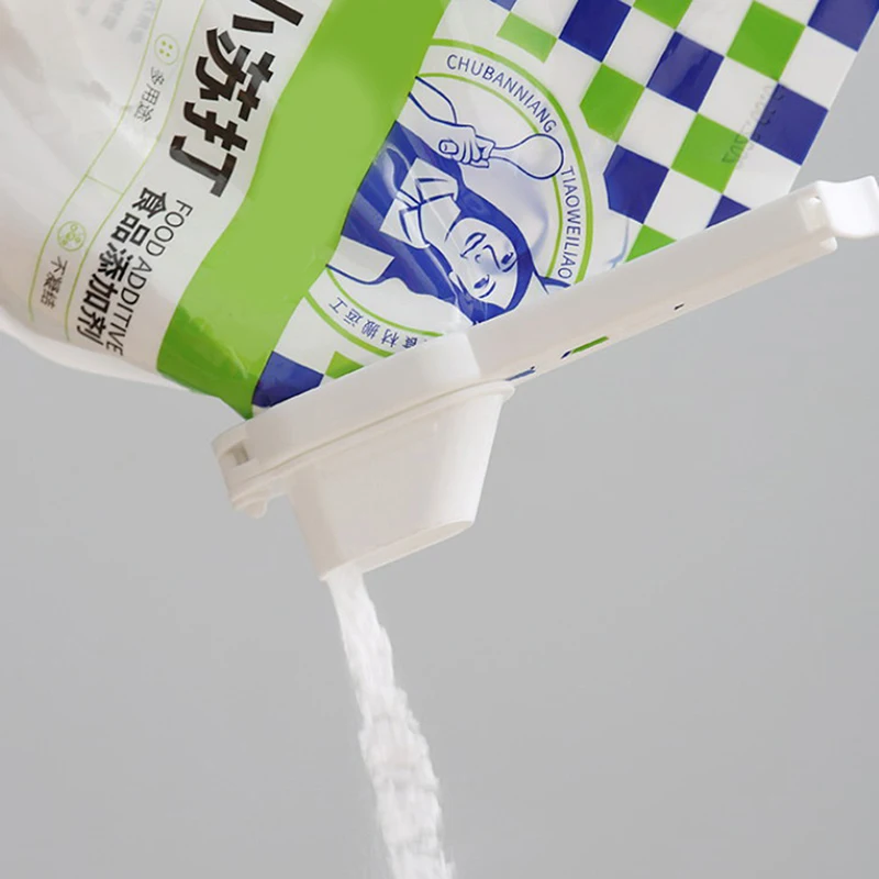 2PCS Food Bag Clips With Lid Sealing Clips Milk Powder Snack Clips Kitchen Food Moisture-Proof Chips Milk Bag Clips