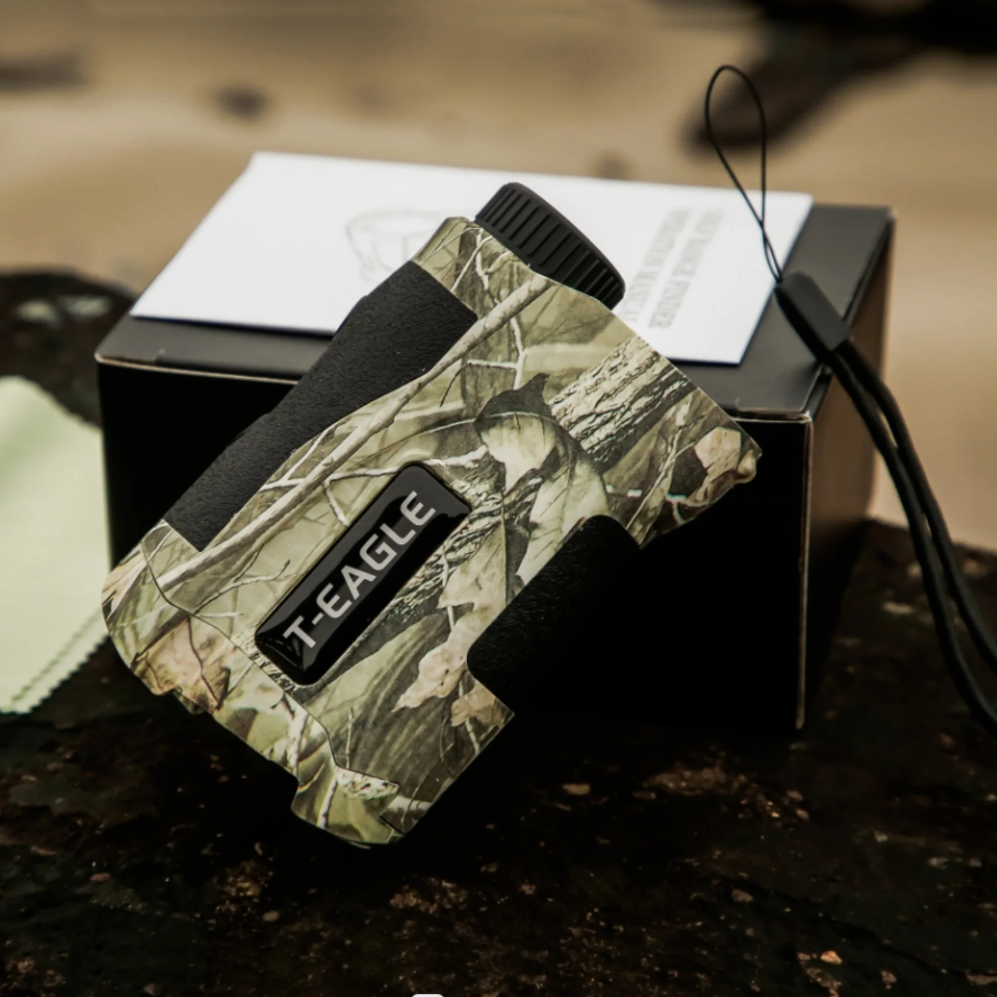 T-EAGLE CAMO 800 Laser Hunting Rangefinder Golf Range Finder with Continuous Scan Flag Lock Slope Compensation Distance Meter