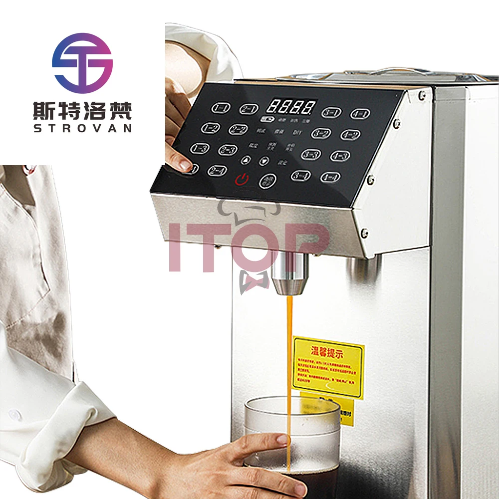 

STLW JW 16keys 8L Sugar Syrup Fructose Dispenser Machine Commercial Syrup Fructose Dispenser Machine for Sale