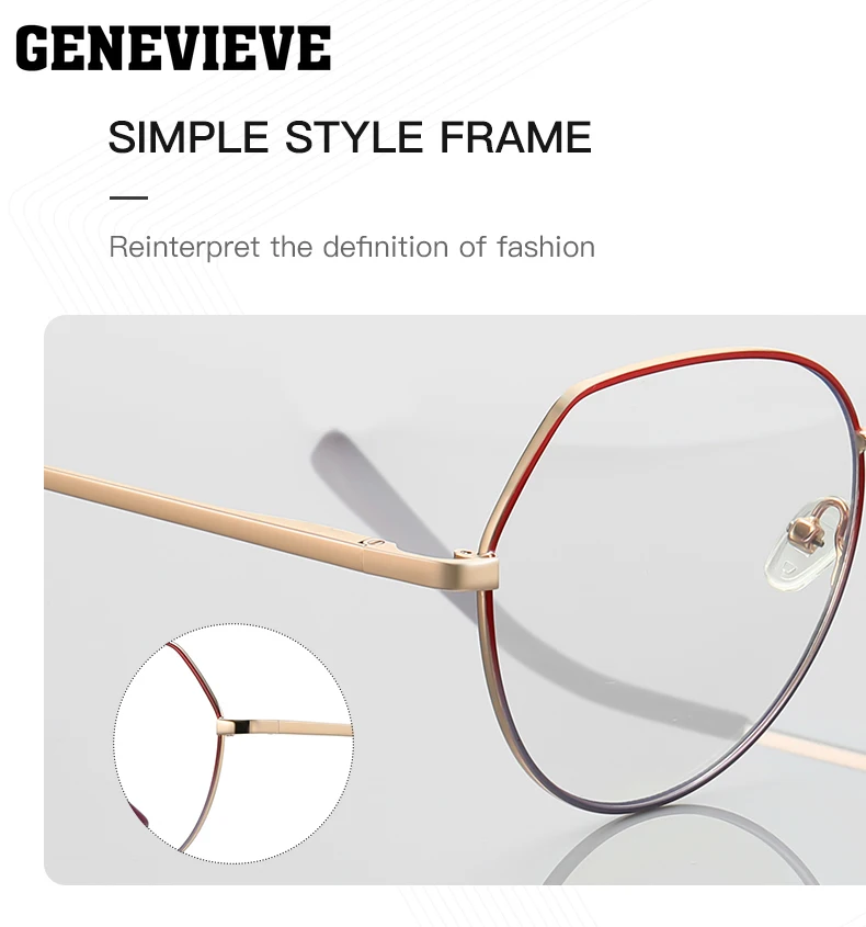 نظارة شمسية مستقطبة من GENEVIVE للنساء ، وصفة طبية قابلة للتخصيص ، هندسية ، حماية من البنفسجية ، جديدة ، عرض ، شخصية #4