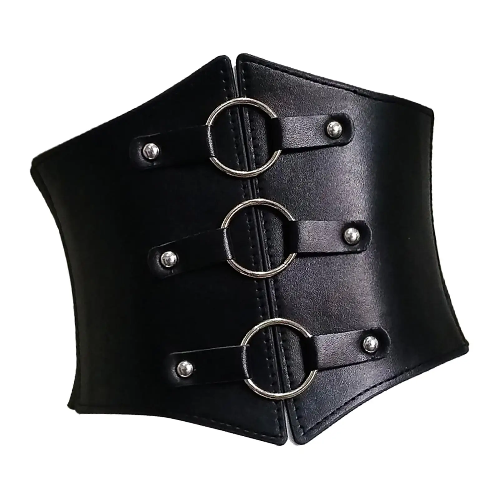 Creative Womens Belt Corset Elastic Wide Love Buckle Underbust Band Strechy Accessories Wrap for Dress Wedding Costume Halloween