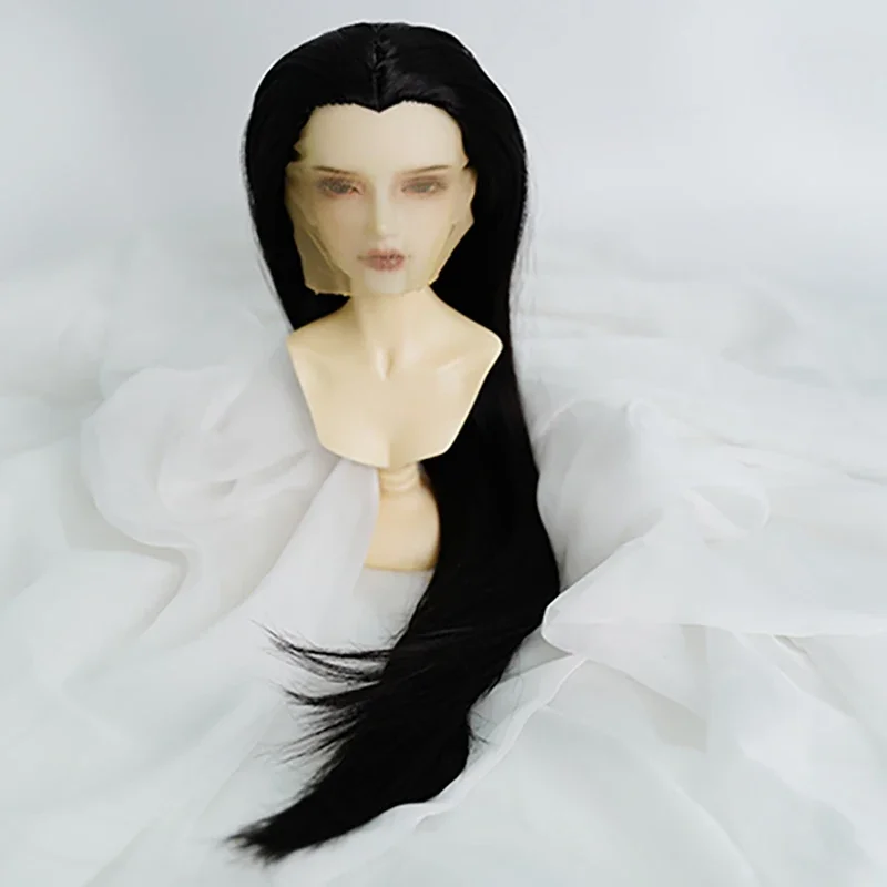 1/3 1/4 1/6 Doll's Wig for Bjd/SD Doll Soft Silk/high Temperature Silk Pointed Center Split Antique Long Straight Hair,no Doll