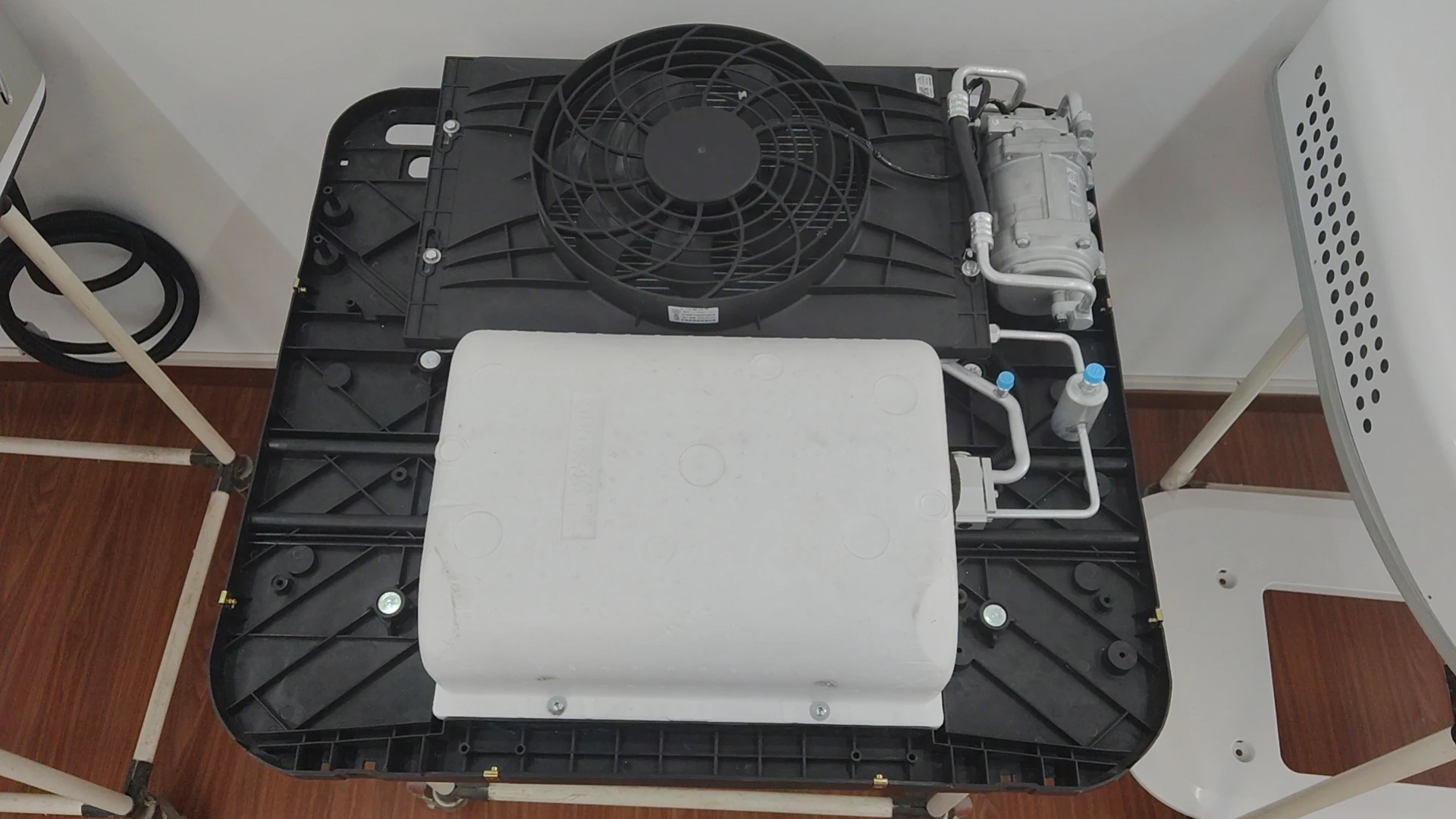 Sinoclima K505 مكيف هواء الشاحنة العالمي RV Air-Con أطقم لسيارة شاحنة التخييم وقوف السيارات تكييف الهواء RV العالمي #6