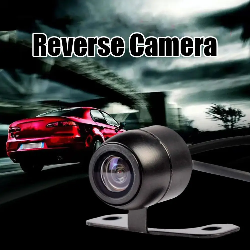 Car Reverse Camera HD Night Vision Waterproof CCD LED Backup Reversing Camera View Front Auto Monitor Backup Image Color Si G9U1